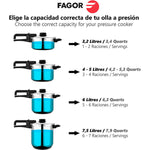 Express-Töpfe Fagor DUO Edelstahl 18/10 6 L