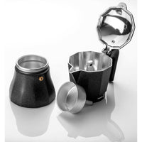 Italienische Kaffeemaschine Fagor Schwarz Aluminium 12 Kopper