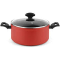Kasserolle FAGOR Maxima Rot Aluminium (Ø 20 x 10 cm)