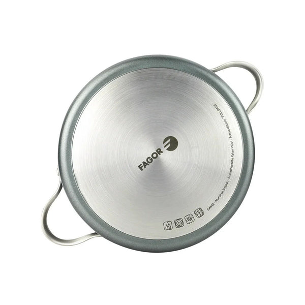 Kasserolle Fagor Grau Ø 20 cm Geschmiedetes Aluminium