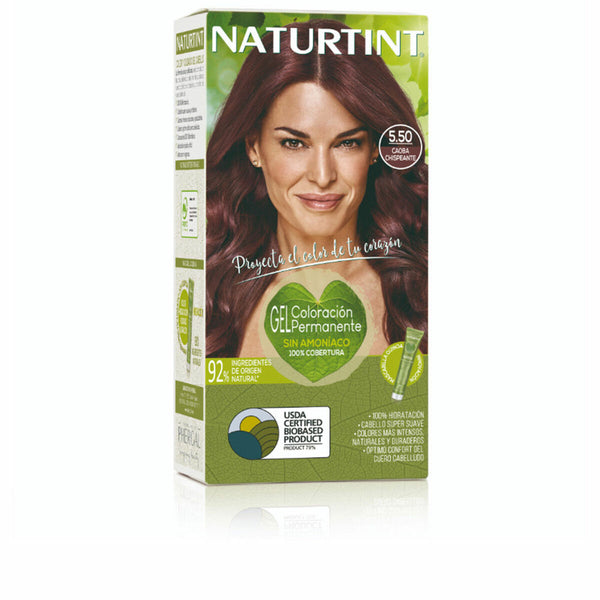 Dauerfärbung Naturtint NATURTINT COLORACIÓN 5.50-Caoba Chispeante 170 ml