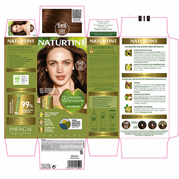 Haarmaske Naturtint NATURTINT COLORACIÓN 170 ml