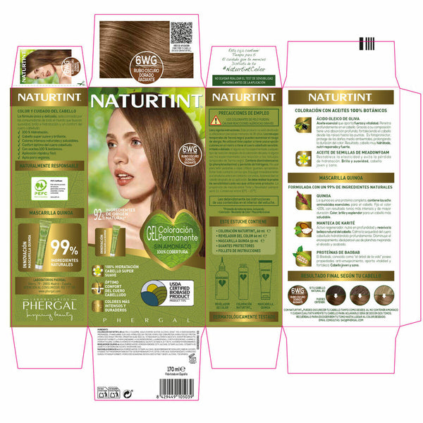 Haarmaske Naturtint NATURTINT COLORACIÓN 170 ml