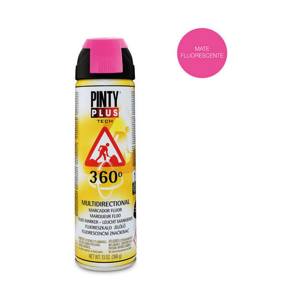 Sprühfarbe Pintyplus Tech T184 360º Pink 500 ml