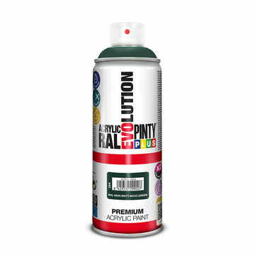 Sprühfarbe Pintyplus Evolution RAL 6005 Moss Green 400 ml Mattierend