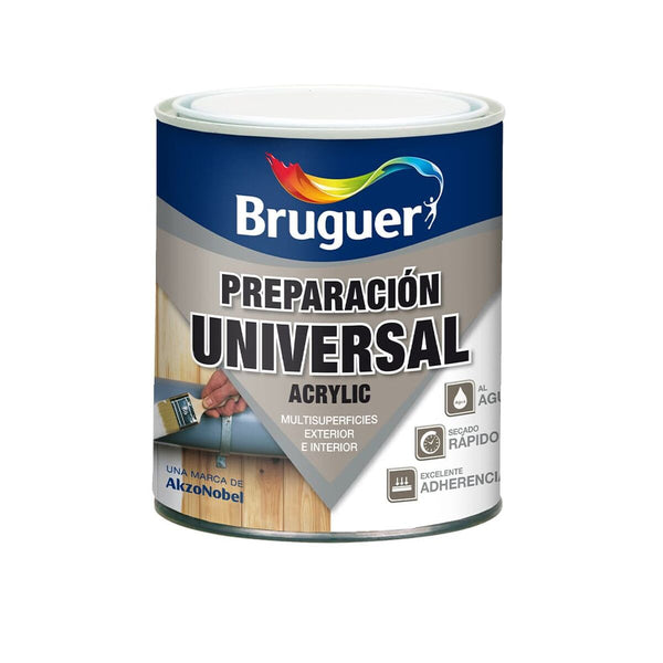 Grundierung Bruguer 5120577  Weiß Mattierend Grundierung Universal Acryl