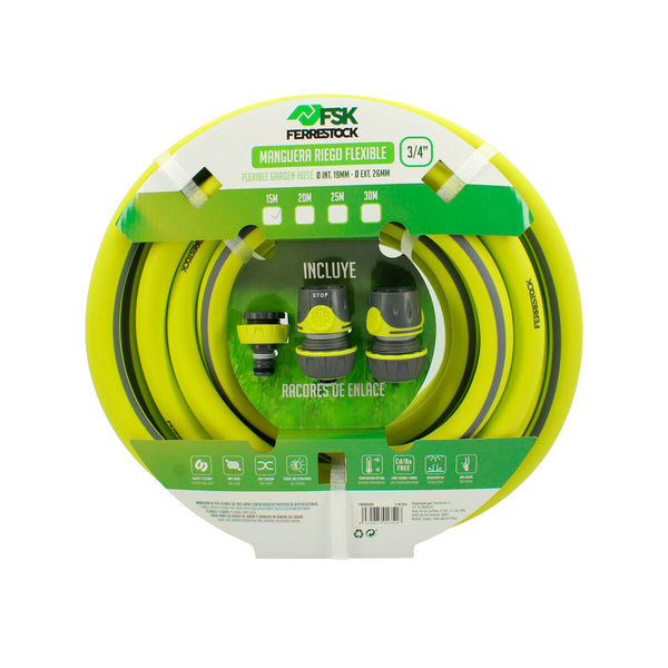 Schlauch Ferrestock 3/4" Polyester 15 m Ø 19 mm Flexibel
