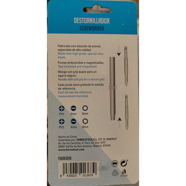 6 in 1 Schraubenzieher Ferrestock