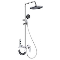 Dusche Säule Fontastock Silberfarben Edelstahl ABS Kunststoff Mischbatterie Verchromt