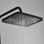 Dusche Säule Fontastock Schwarz Edelstahl ABS Kunststoff