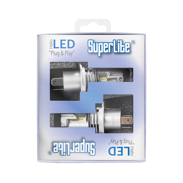 LED-Halogen-Umrüstsatz Superlite BOM12311 H4 28 W 6500 K LED (2 Stück)