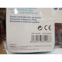 Taucherbrille mit Schnorchel Bismark Erwachsene PVC
