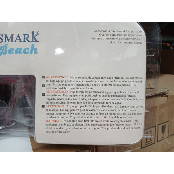 Taucherbrille mit Schnorchel Bismark Erwachsene PVC
