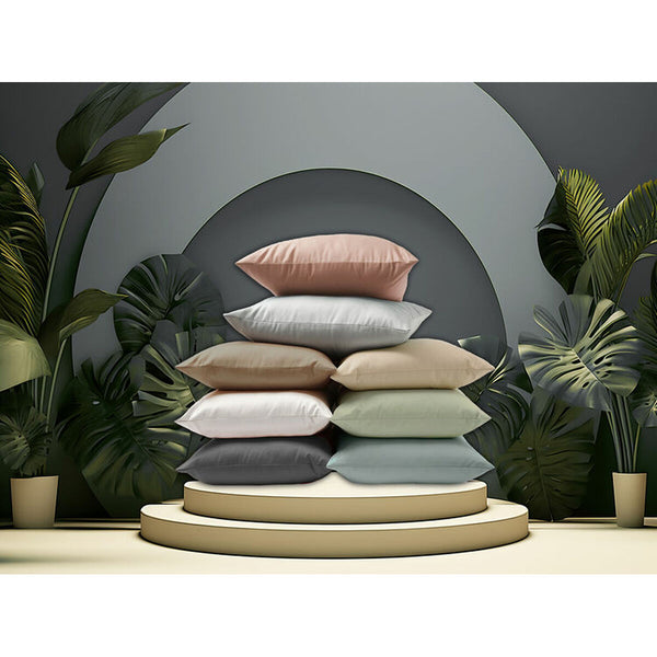 Kissenbezug Happy Home Anthrazit 45 x 100 cm 2 Stück