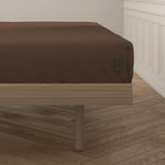 Spannbetttuch Happy Home Mix Colors Braun Einzelmatratze