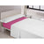 Spannbetttuch Happy Home MIX COLORS Cerise Doppelmatratze 150 x 200 + 30 cm