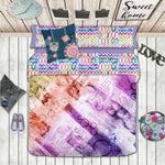 Bettbezug-Set Lois JASON P. Violett Einzelmatratze 150 x 230 cm 3 Stücke