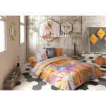 Bettbezug-Set Lois CORSO P. Orange Doppelmatratze 240 x 230 cm 4 Stücke