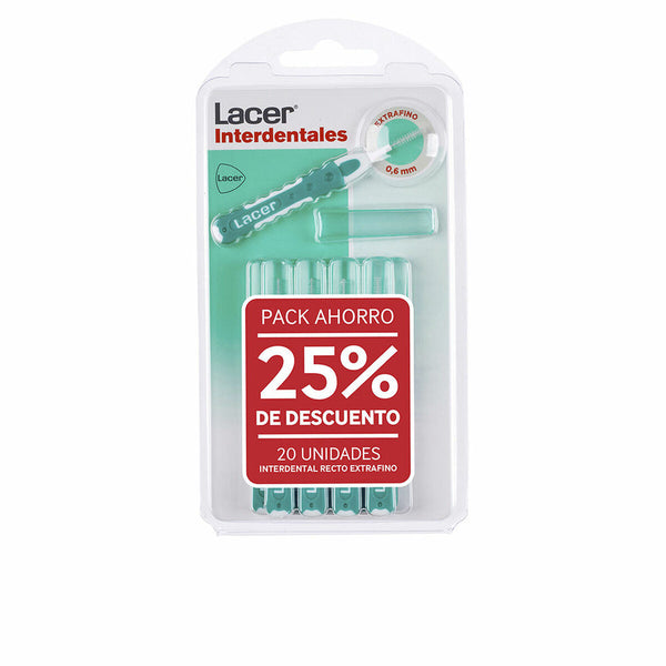 Interdental-Zahnbürste Lacer RECTO EXTRAFINO 2x 10 Stück
