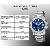 Herrenuhr Jaguar Silberfarben