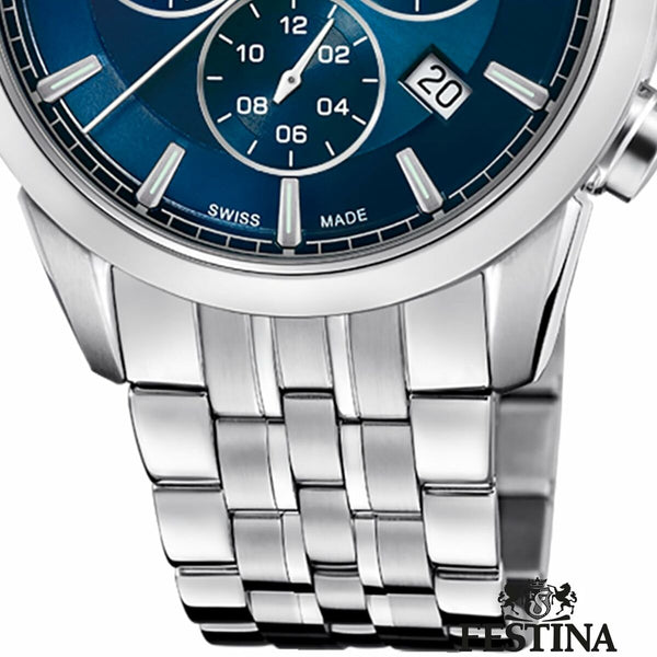 Herrenuhr Festina F20040/2 Silberfarben