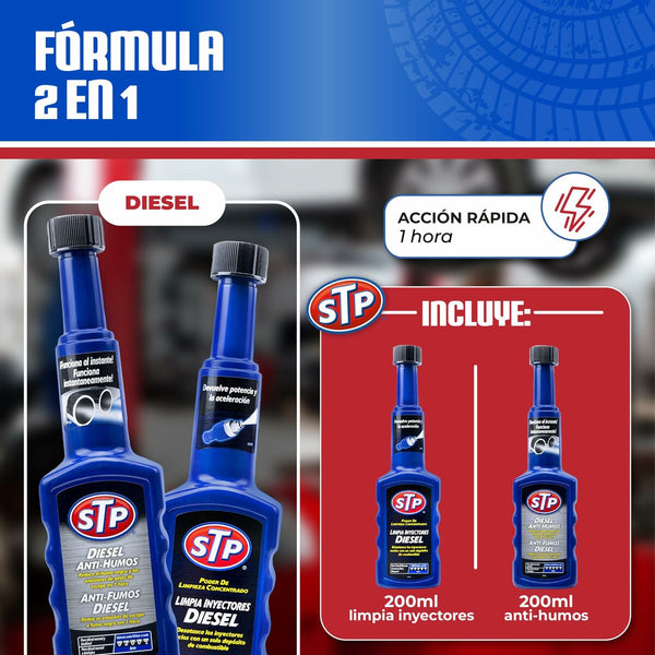 Pre-ITV-Kit für Dieselmotoren STP E300575763 Diesel Auto 200 ml x 2 2 Stücke