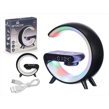Digitale Desktop-Uhr GiftDecor HD24022901B Schwarz