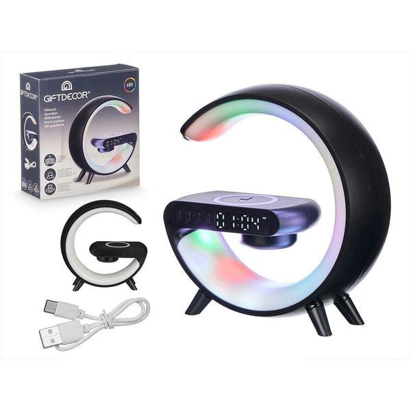 Digitale Desktop-Uhr GiftDecor HD24022901B Schwarz