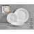 Geschirr Vivalto F-LGCP105-75-85 Weiß Opalglas