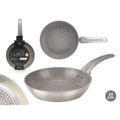Antihaftbeschichtete Pfanne Kinvara 3 Silberfarben Aluminium 24 cm Induktion
