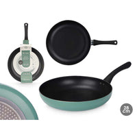 Antihaftbeschichtete Pfanne Kinvara 10 grün Aluminium 28 cm Induktion