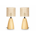 Tischlampe Braun 60 W 2 Stück