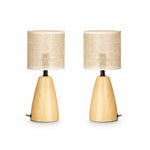 Tischlampe Braun 60 W 2 Stück