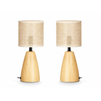 Tischlampe Braun 60 W 2 Stück