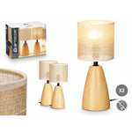 Tischlampe Braun 60 W 2 Stück