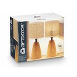 Tischlampe Braun 60 W 2 Stück