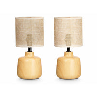 Tischlampe Braun 60 W 2 Stück