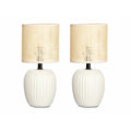 Tischlampe Weiß 60 W 2 Stück