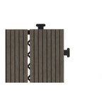 Einfügbare Kachel Ibergarden SM-4P-ALDH Schwarz Polyäthylen Zusammengesetzt 30 x 2,6 x 30 cm