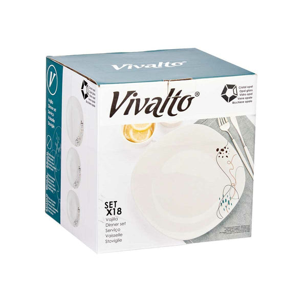 Geschirr Vivalto LFP-110/85/LFTP-90 1 Weiß Opalglas
