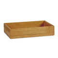 Schubladen-Organizer Kinvara Braun natürlich Bambus 15 x 5 x 23 cm Stapelbar