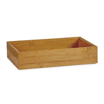 Schubladen-Organizer Kinvara Braun natürlich Bambus 15 x 5 x 23 cm Stapelbar