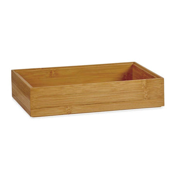 Schubladen-Organizer Kinvara Braun natürlich Bambus 15 x 5 x 23 cm Stapelbar