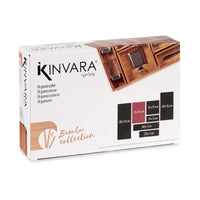 Schubladen-Organizer Kinvara Braun natürlich Bambus 15 x 5 x 23 cm Stapelbar