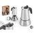 Italienische Kaffeemaschine Kinvara HF2-400S HF2-400S Schwarz Silberfarben Stahl Kunststoff 4 Kopper