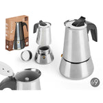 Italienische Kaffeemaschine Kinvara HF2-900S HF2-900S Schwarz Silberfarben Stahl Kunststoff 9 Tassen