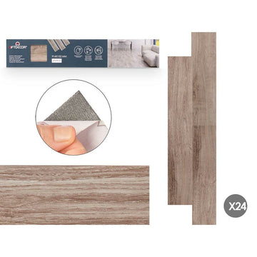 Vinyl GiftDecor Parquet Grau 24 Stück