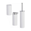 Badezimmer Set Berilo B6274 S3-3 Weiß Silberfarben Kunststoff