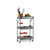 Gemüsewagen Kinvara Grau Stahl Kunststoff 29,5 x 78,5 x 45,5 cm