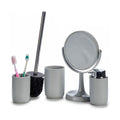 Badezimmer Set Berilo CN-B6369-G Grau Edelstahl Polypropylen 4 Stücke